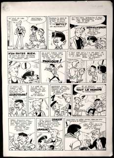 Greg | Greg - Originele pagina - Rock Derby - Panique au Paradis - (1960) | Catawiki