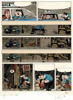 Luc Warnant - Lot 490 - Soda, mise en couleurs originale avec son film noir, signée.