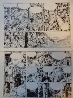 Claus Scholz | Claus Scholz - De Rode Ridder 244 - Originele pagina (p.8) - Mensenjacht - (2014) | Catawiki