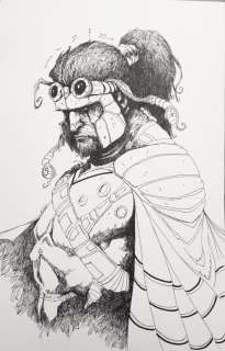 Jim Muniz - shatterstar 8x11 bust commission page bust commission