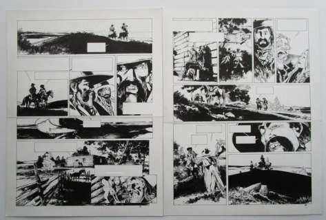 Labiano, Hugues | Labiano - 2 originele pagina’s (p.28-29) - Ster van de woestijn 3 - (2016) | Catawiki