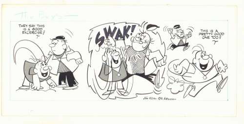 Bill Kresse - the boys daily strip - exercise