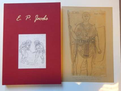 E.P. Jacobs | E.P. Jacobs - Originele, gepubliceerde tekening - Soldat de la IV + luxe album | Catawiki