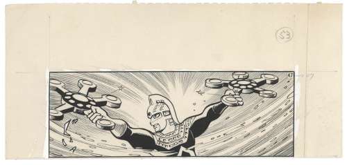 Jiro Kuwata hand-drawn frame manuscript " Ultra Seven " 47 | Mandarake (Big Web)