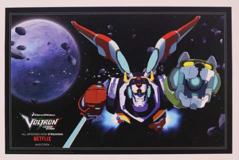 Voltron Legendary Defender Mini Poster | mycomicshop.com