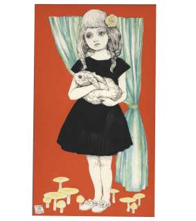 Yuko Higuchi hand-drawn Genga - Kiiroi Kinoko (Yellow Mushrooms) | Mandarake (Big Web)