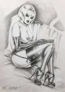 Nik Guerra | Nik Guerra - Illustrazione originale â€œLucreziaâ€ / firmato | Catawiki