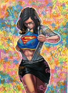 Alberto Ricardo | Supergirl - Original artwork - Dimensiones: 50 x 70 cm. (2022) | Catawiki