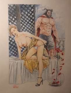 Luca Raimondo | L. Raimondo - The beauty and the beast - Page volante | Catawiki