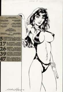 Gonzalo Mayo - vampirella #98 p 1 splash (1981)