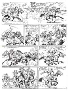 Franz | Korrigan, planche n°7 Ã  l’encre de Chine pub… | Millon