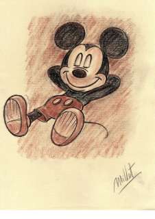 Millet | . Mickey Mouse - Millet - Original Drawing - EO | Catawiki