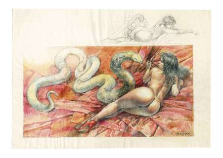 Paolo Serpieri - PARFUMS DE FEMME (PLANCHE 60, 61), DARGAUD 2000