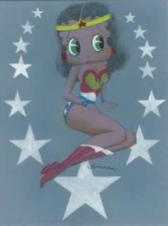 Louis Small Jr. - BETTY BOOP : COLORED PIN-UP : LOUIS SMALL JR. PRIVATE COLLECTION