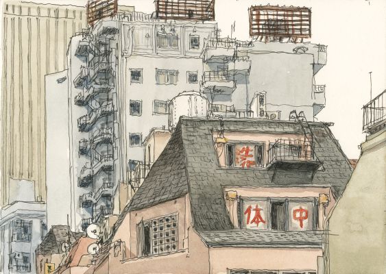 Nicolas de Crécy | NICOLAS DE CRÉCY – À l’est de Shibuya – REF 18 | Galerie Barbier