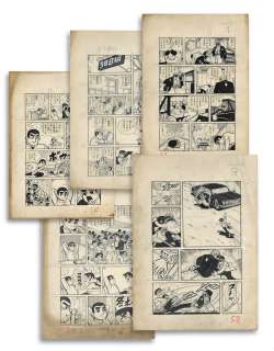 Hiroshi Kaizuka Hand-drawn Manuscript 5 sheets "naughty teacher" | Mandarake (Big Web)