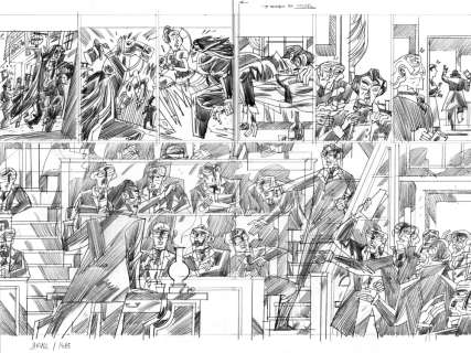 Javier Olivares | Lápices de Jeckyll & Hyde | The Comic Art Agency