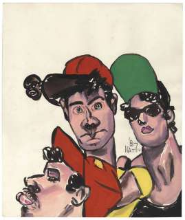 Hand-Drawn Color Illustration 3 sheets | Mandarake (Big Web)