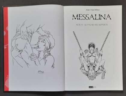 Formaat: 21,5 X 30,5 Cm. | Messalina - Acte V: Le Palais Des Supplices - avec dédicace par Jean-Yves Mitton - Cartonné - EO - (2015) | Catawiki