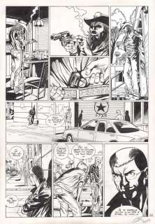 Gihef - Enchainés, planche n°38 Ã  l‘encre de Chine …