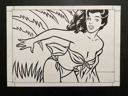 Minus, Walter | Minus, Walter - Dessin original - Bikini | Catawiki