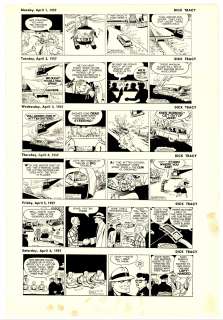 Gould - DICK TRACY, Daily Proofs (04/01~04/06/1957) | Russ Cochran