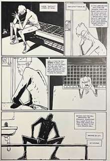 Ted McKeever | Eddy Current #3 - Original page (p.22) by Ted McKeever - Size: 29 x 44 cm. - (1987) | Catawiki