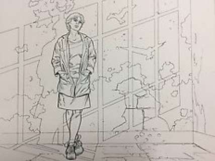 Philippe Aymond - Lady S. - Couverture originale - Raison d‘état - Couverture pour le Journal Spirou - (2012)