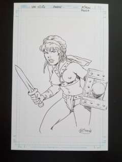 Mitton, Jean Yves | Vae Victis - Dessin original érotique de Ambre - Format: env. 17 x 26 cm. | Catawiki