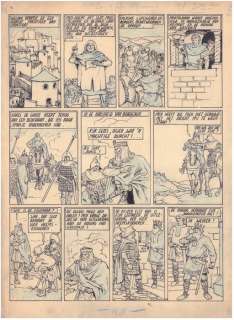 Laudy, Jacques | Laudy, Jacques - De Vier Heemskinderen / La Légende des quatre fils Aymon - original page n°23 + deluxe edition - (1946/2022) | Catawiki