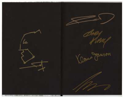 Frank Miller Hand-Drawn & Signed Batman Sketch -- Within Book Seven of ’’The Dark Knight III: The Master Race’’ | Nate Sanders