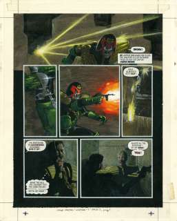 Peter Doherty - judge dredd - 2000ad prog 768 page 1 - peter doherty art
