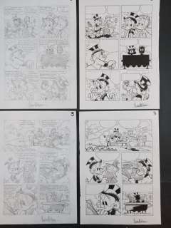 Lara Molinari | Lara Molinari - 2x tavole originali + preliminari a matita Paperinik - Page volante - Exemplaire unique - (2021) | Catawiki