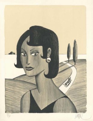 Loustal | 2017 - Route Côtière | Huberty Breyne Gallery