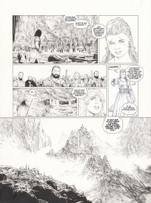 Christophe Bec | Thorgal, 2025 - La déesse d’ambre | Huberty Breyne Gallery