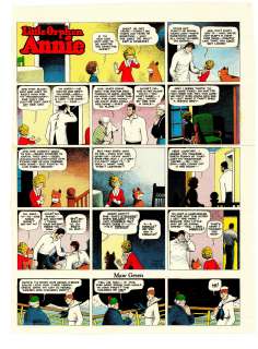 Gray - LITTLE ORPHAN ANNIE, Sunday Color Proof (09/22/1940) | Russ Cochran