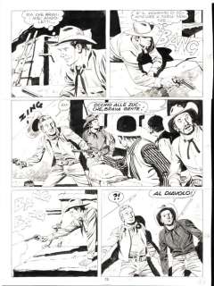 Guglielmo Letteri - | Guglielmo Letteri - 2x Tavole Originali - Tex n. 257 "La pista nel cielo" - (1982) | Catawiki