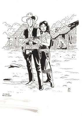 Brüno | Lucky Luke, 2024 - Dakota 1880 | Huberty Breyne Gallery