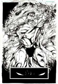 Andy Lanning, Matthew Clark - superman / batman #32 p 6 splash (awesome superman... Cool batman eyes! ) 2006