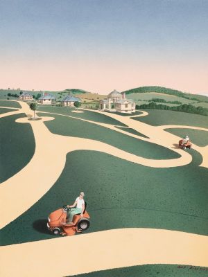 Guy Billout | Paths - The Atlantic Monthly Magazine, 1999 | Philippe Labaune Gallery