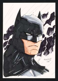 Batman Head Sketch by Minkyu Jung | mycomicshop.com