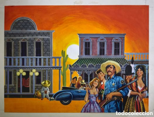 Ilustración de Ron Embleton dibujante del cómic Wanda la Perversa | todocoleccion (Buy It Now)