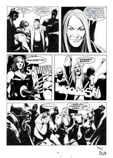 Corrado Roi - | Corrado Roi - 2x Tavole Originali - Dampyr Maxi n. 5 "Il Collezionista" - (2013) | Catawiki