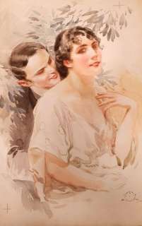 Aleardo Terzi | Aleardo Terzi Aleardo Terzi Senza titolo Anni ’20 probabilmente un disegno per una cartolina, firmato | Catawiki