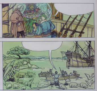 No Rp - Manara, Milo | No RP - Manara, Milo - Original colour drawing - Columbus - (1992) | Catawiki