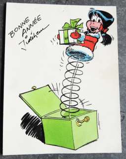 Jidéhem | Original drawing in colour, done in Indian ink and colour ink  - (1972) | Catawiki