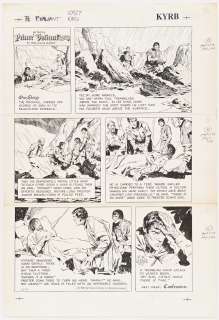 John Cullen Murphy ’’Prince Valiant’’ Sunday Comic Strip Original Artwork -- #2734 Dated 2 July 1989 | Nate Sanders