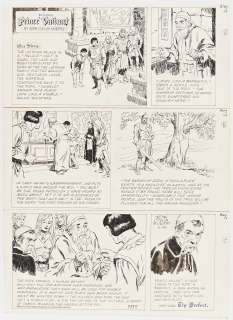 John Cullen Murphy ’’Prince Valiant’’ Sunday Comic Strip Original Artwork -- #3355 Published 27 May 2001 | Nate Sanders