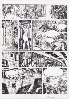 Mouclier. Planche Les enfants du Nil. Signée | BDEnchères