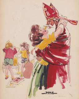 Mazure, Alfred | Mazure, Alfred - Originele tekening in kleur - Cover - Cheerio ! - 16 november 1960 - (1960) | Catawiki